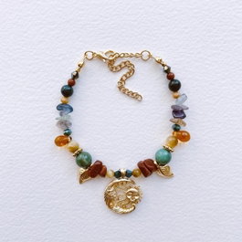 Heliophilia Silver Pulsera Safari 90's Multicolor